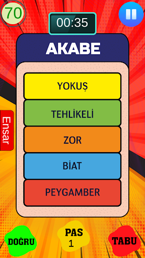 İslami Tabu Oyunu