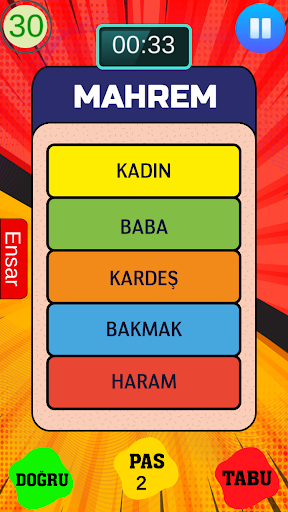 İslami Tabu Oyunu